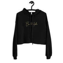 Load image into Gallery viewer, Braid Hustle Crop Hoodie