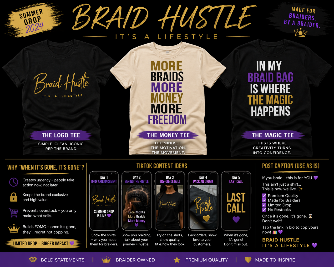 Braid Hustle Summer Drop