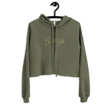 Load image into Gallery viewer, Braid Hustle Crop Hoodie
