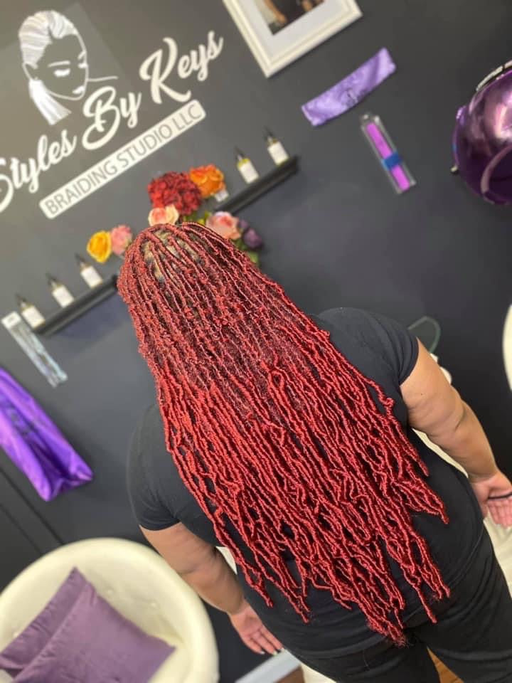 StylesByKeys Distressed Loc Crochet Hair (Lightweight • No Tangle • Natural Look)