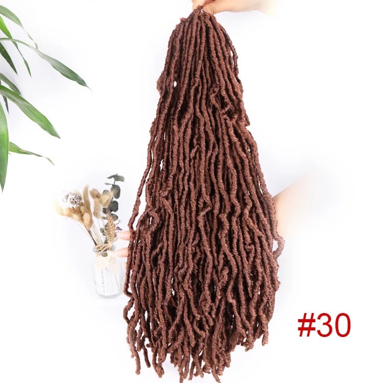 StylesByKeys Distressed Loc Crochet Hair (Lightweight • No Tangle • Natural Look)