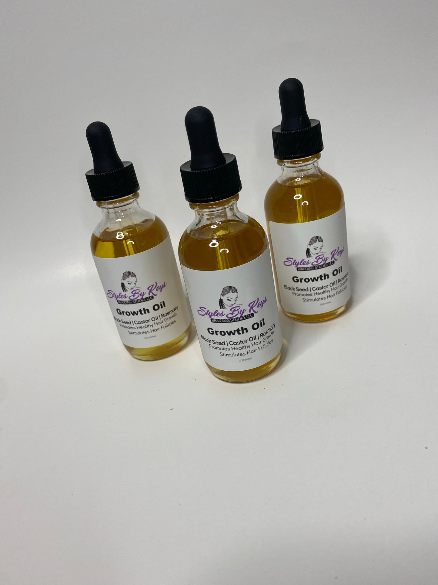 StylesByKeys Braiding Studio Growth Oil 2oz bottle